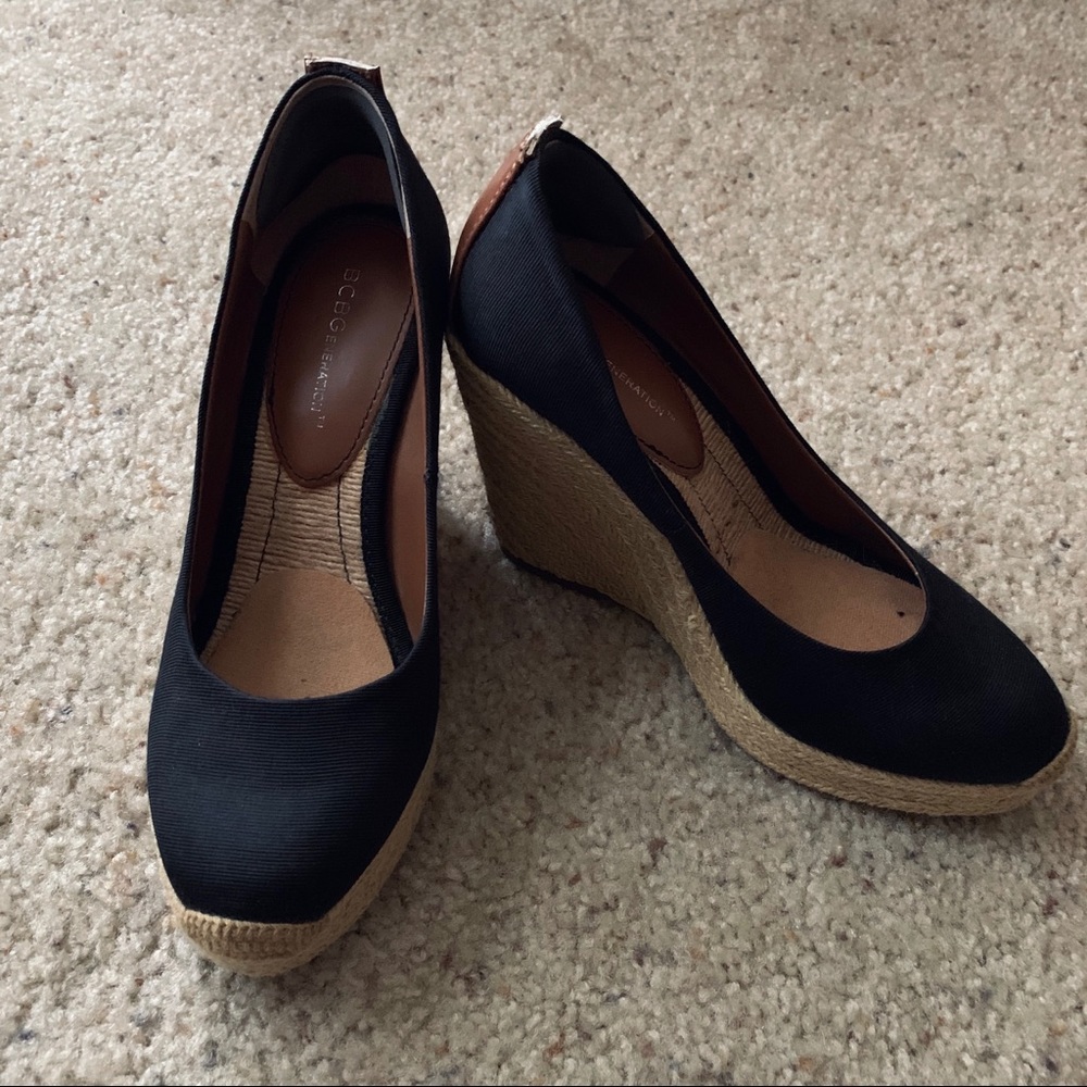 Black Espadrilles BCBG